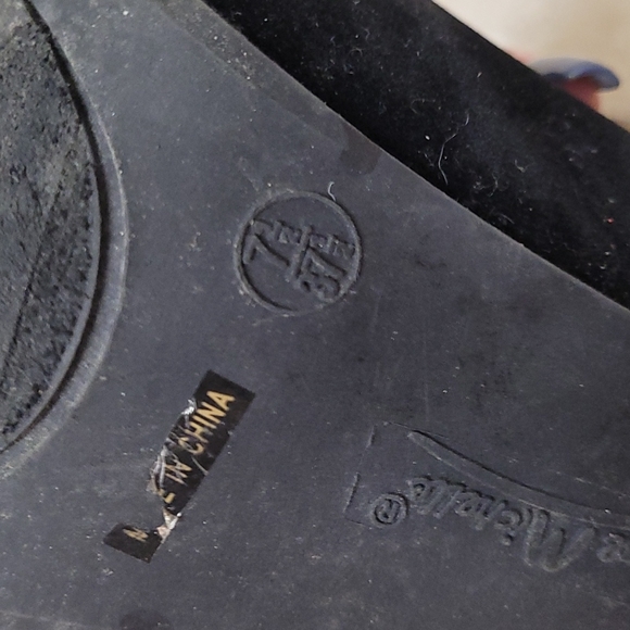 Anne Michelle black and silver stiletto heels size 7.5 - Picture 8 of 8